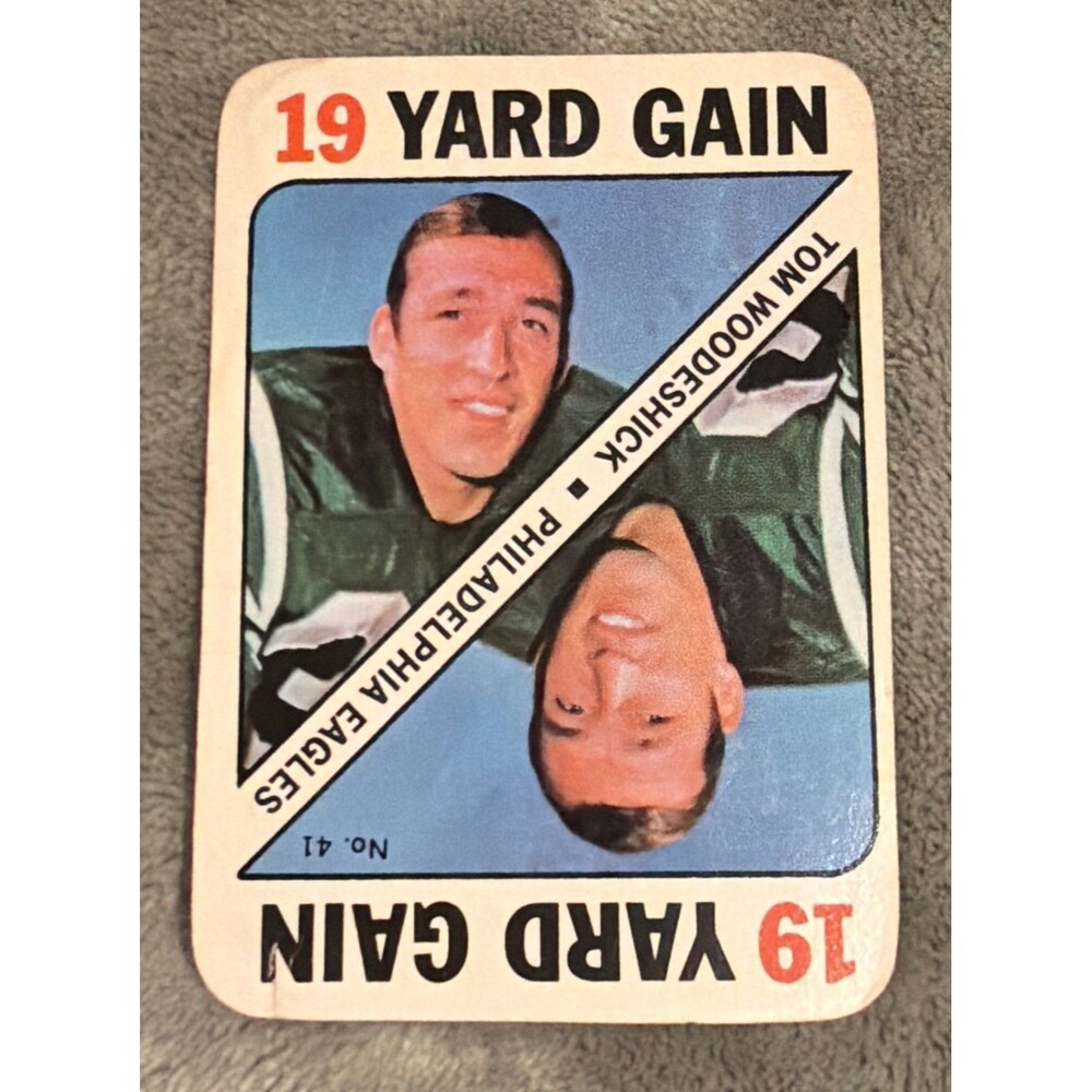 1971 Topps Game Cards - Tom Woodeshick #41